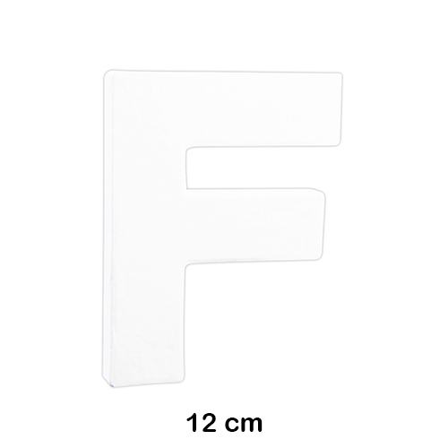 letra 'f' 12cm decopatch