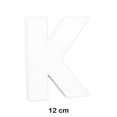 letra 'k' 12cm decopatch