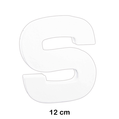 letra 's' 12cm decopatch