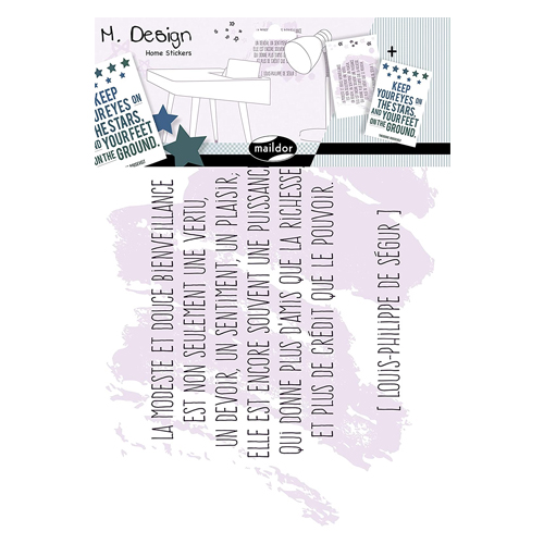 stickers de pared pack.2 hojas decopatch