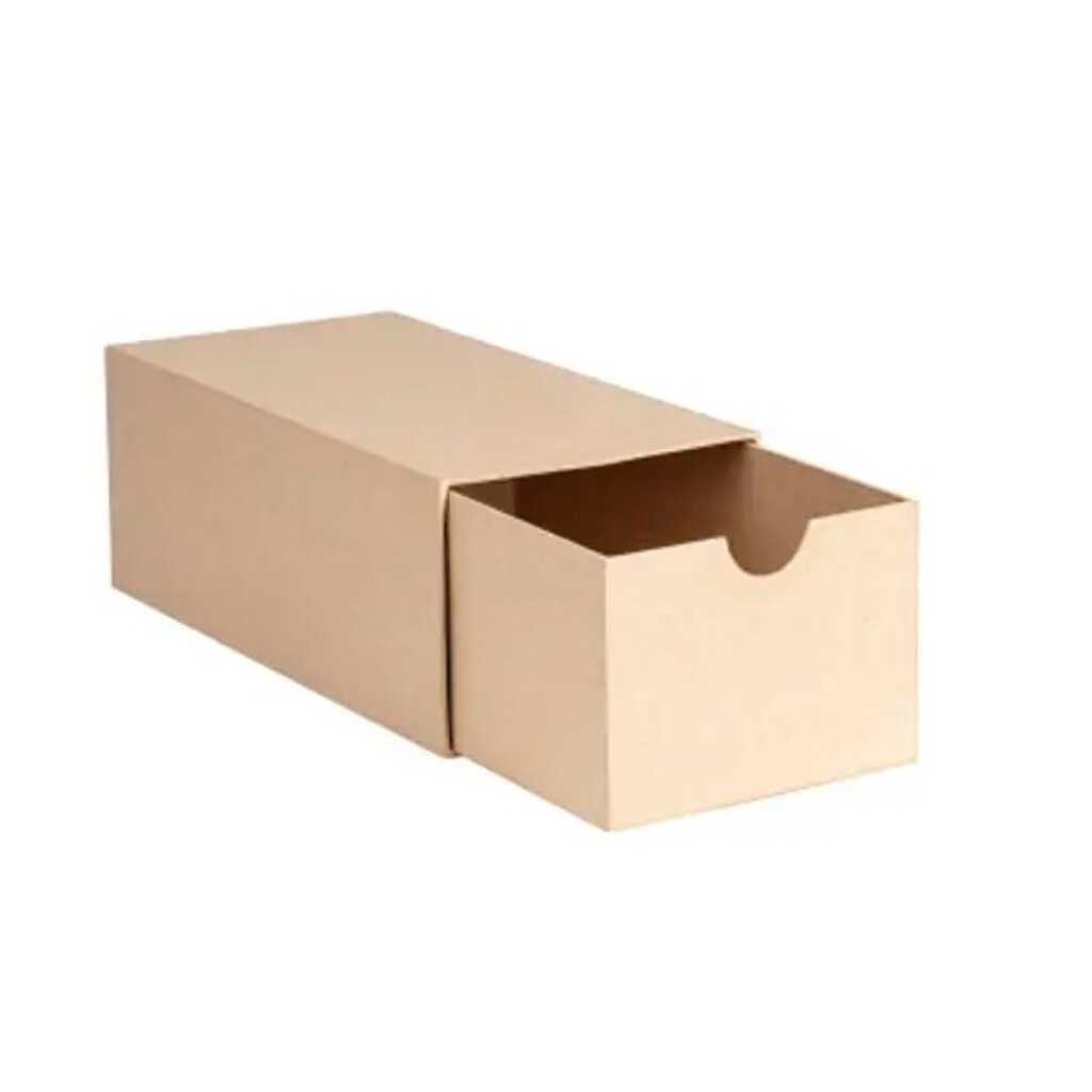 caja rectangular con cajon 32x16x12cm