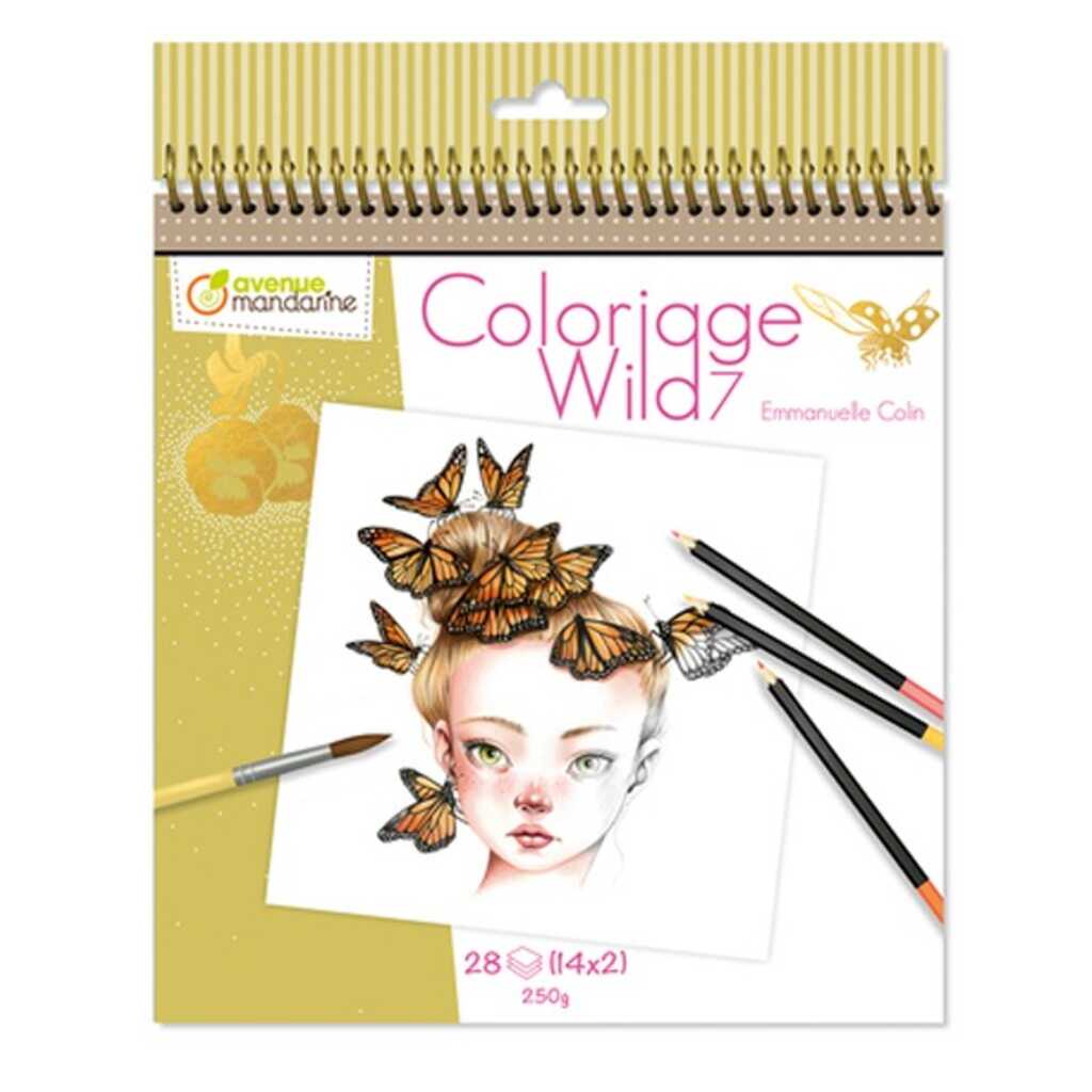 cuaderno para colorear wild 7