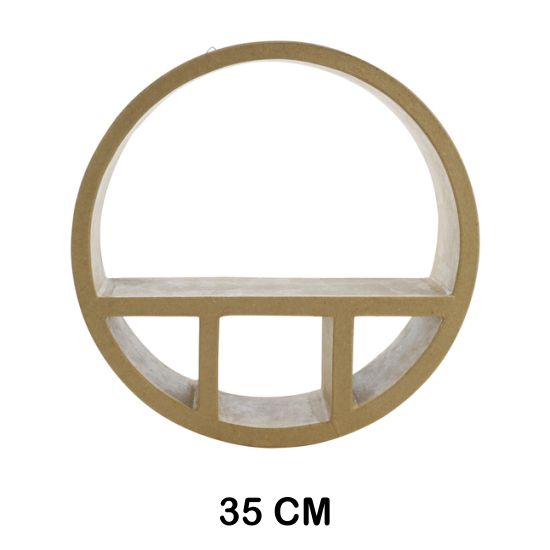 estanteria redonda 35cm decopatch