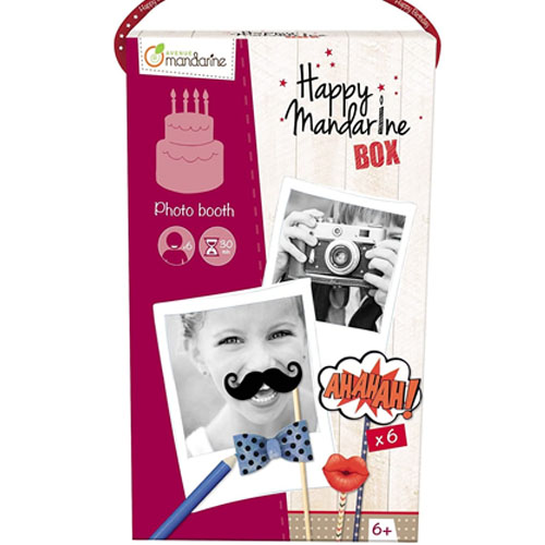 happy mand. box photo booth decopatch