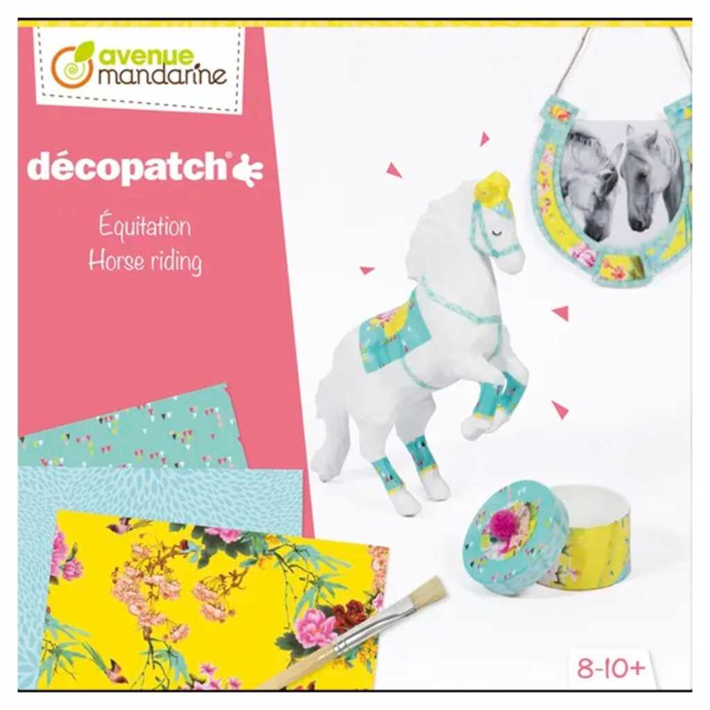 cofre creativo decopatch equitacion