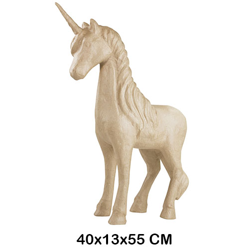 figura 'unicornio' decopatch