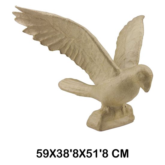 figura 'loro alas abiertas' decopatch