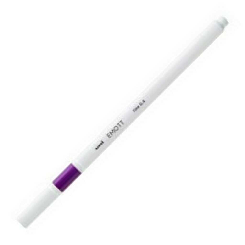 marcador punta fina 0.4mm uni-emoit viol