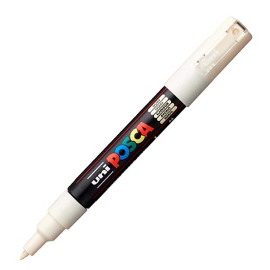 rotulador posca pc1-m extrafino marfil