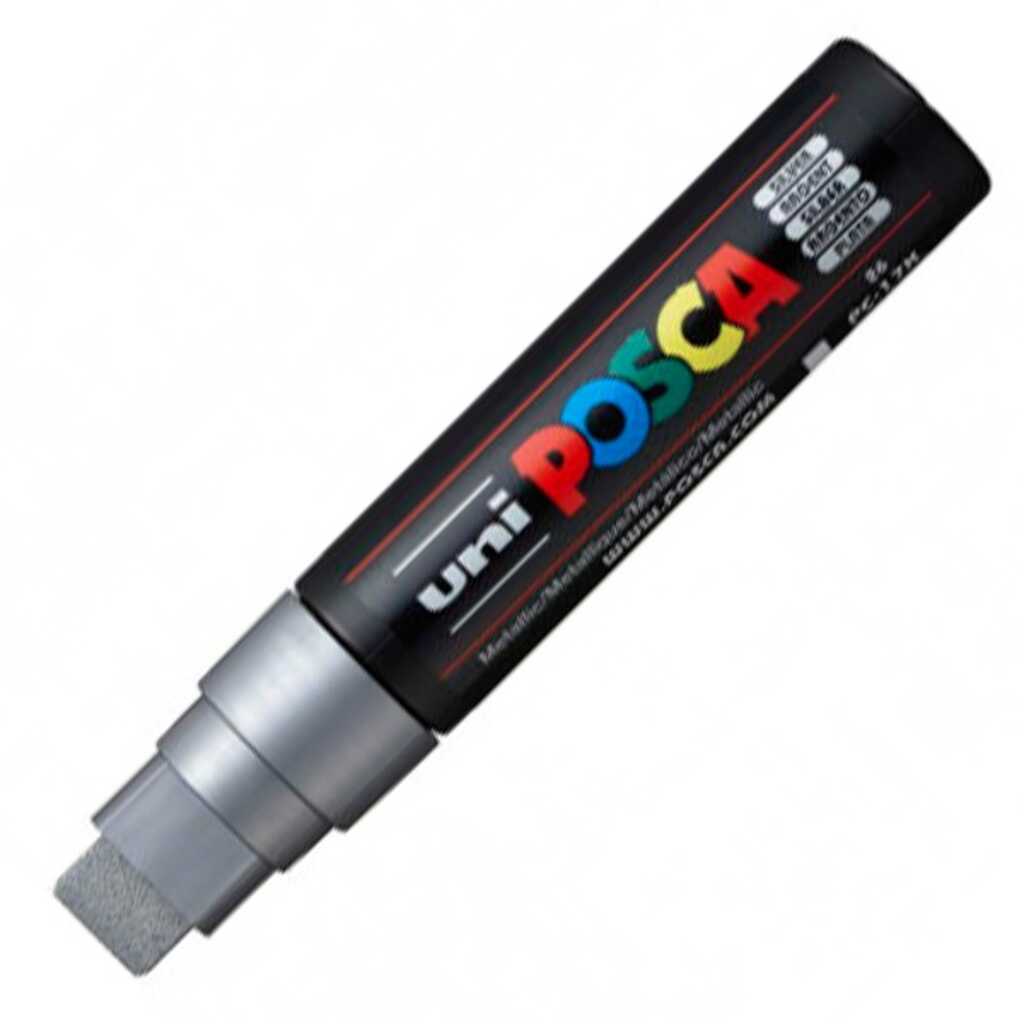 rotulador posca pc-17k plata