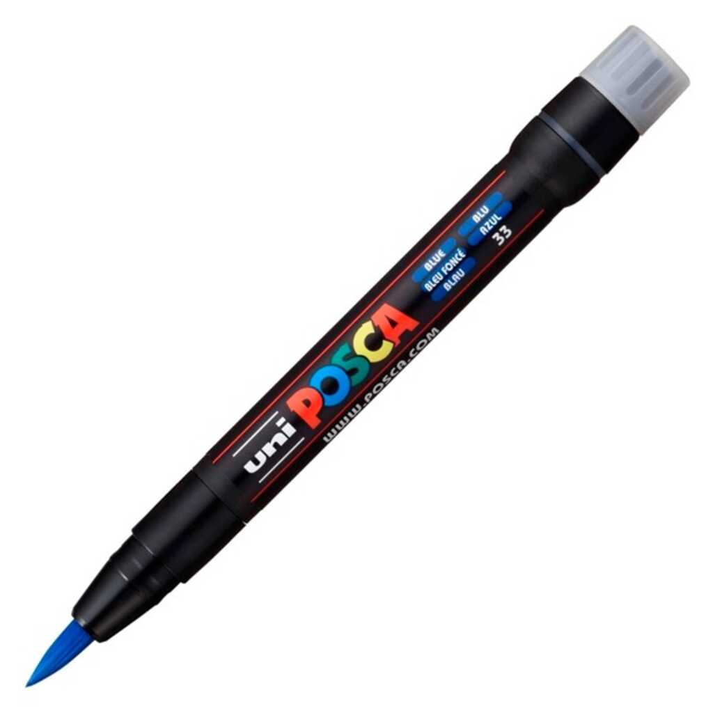 rotulador posca pcf-350 azul