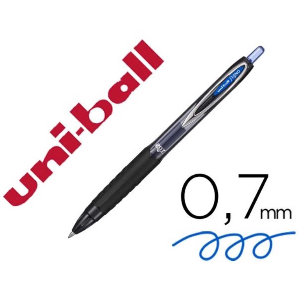 boligrafo uniball 207e retract. 0.7 negr