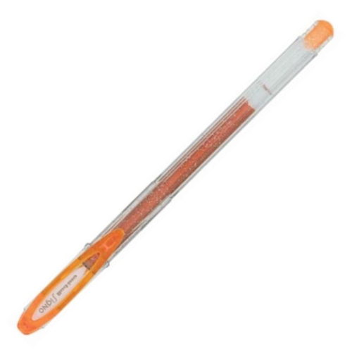 boligrafo um-120 purpurina naranja