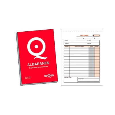 talonario albaran 4§ plantado quimico 2h
