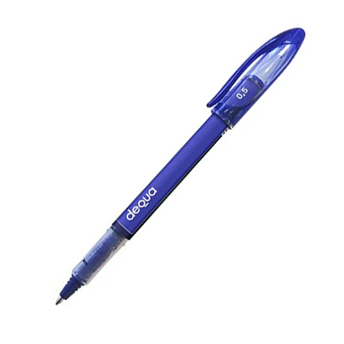 boligrafo dequa tinta liquida azul