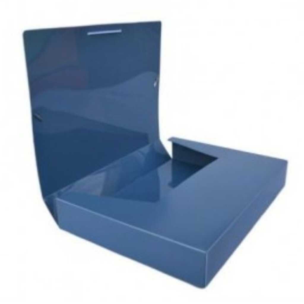 carpeta proyecto 5cm plastico azul