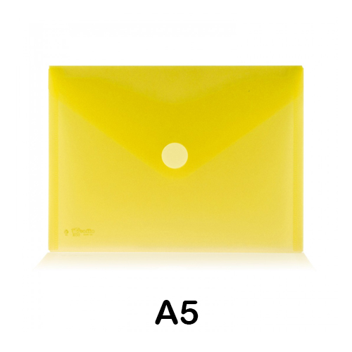 sobre cierre velcro a5 amarillo