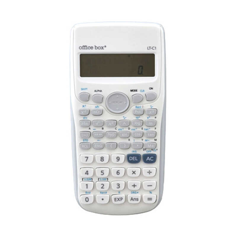 calculadora cintifica blanca