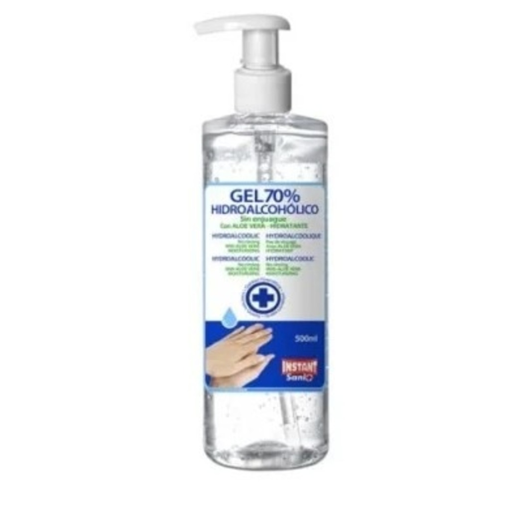 instant gel hidroalcoholico 500 dos