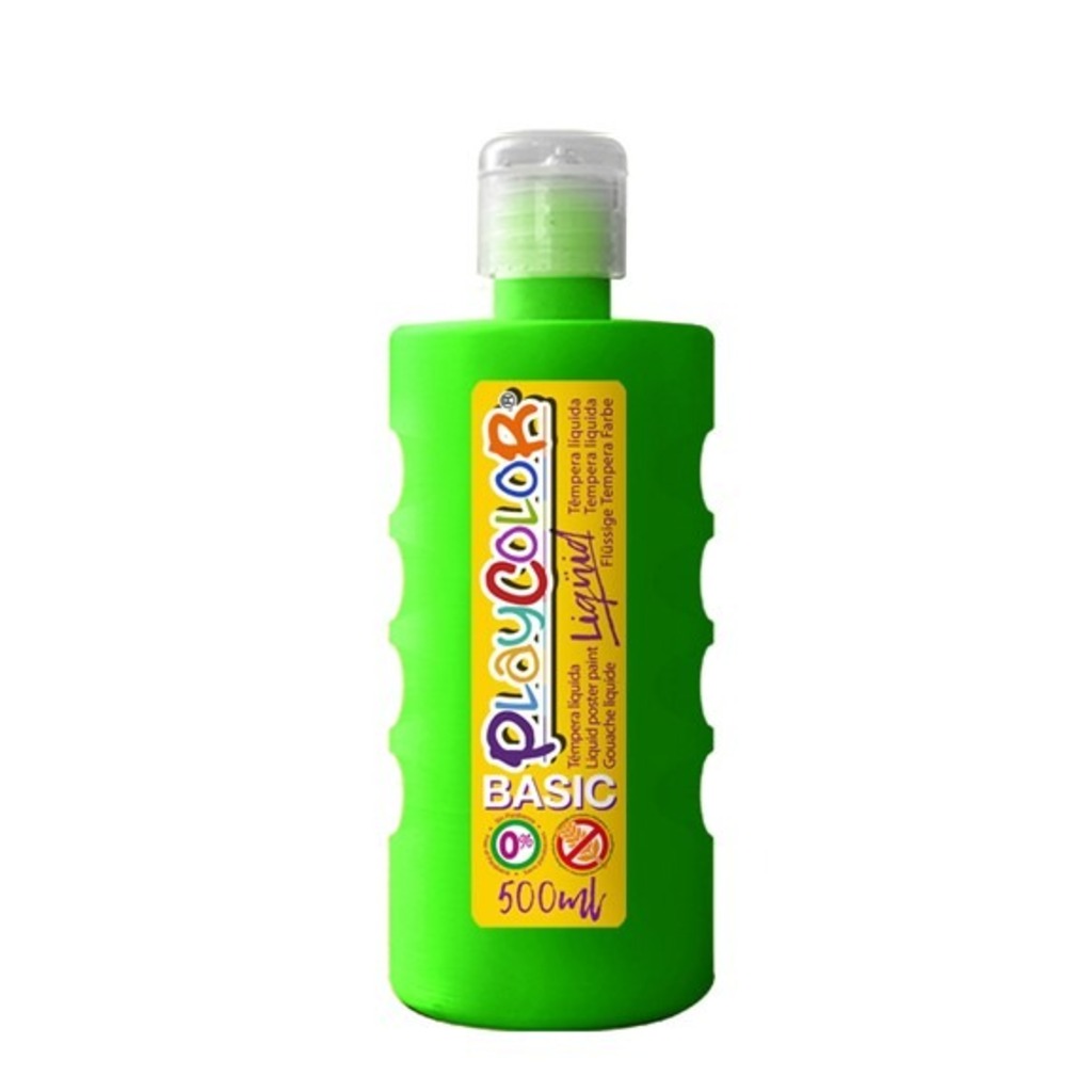 tempera liquida 500ml playcolor verde os