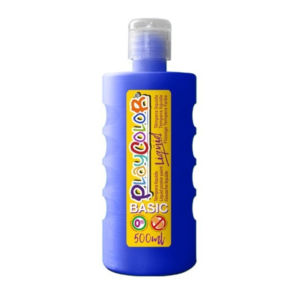 tempera liquida 500ml playcolor azul os