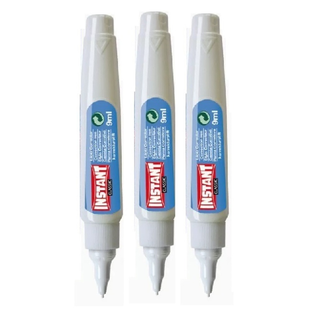 corrector boligrafo punta metalica 9ml.