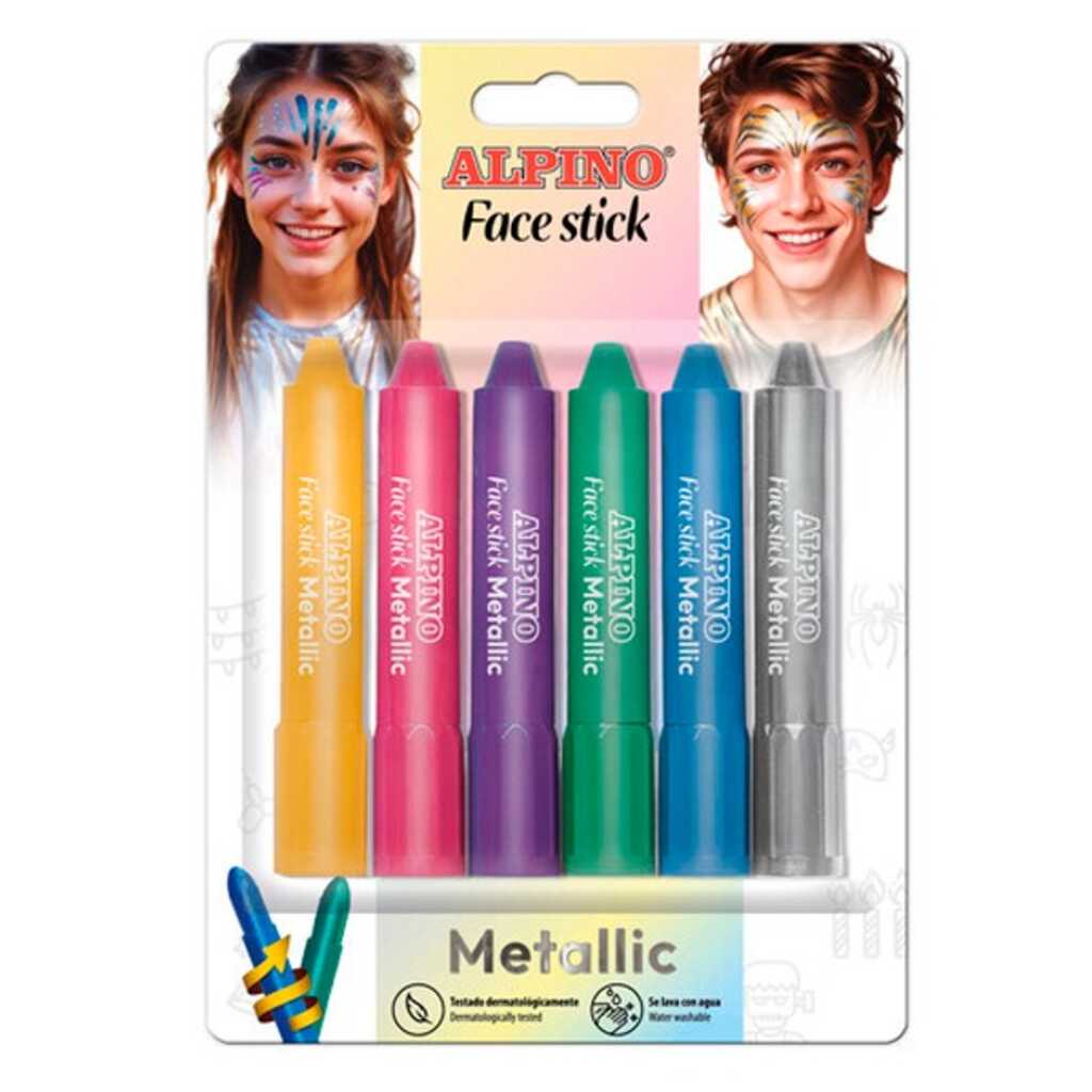 paq 6 barres maquillatge metal.lic alpin