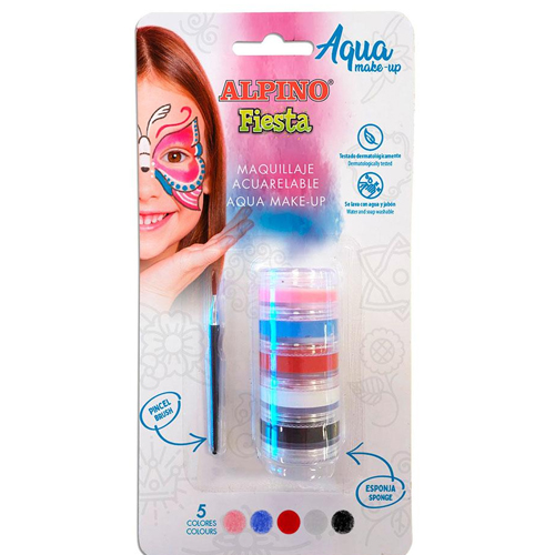 blister 5 pastilles maquillatge aquarel