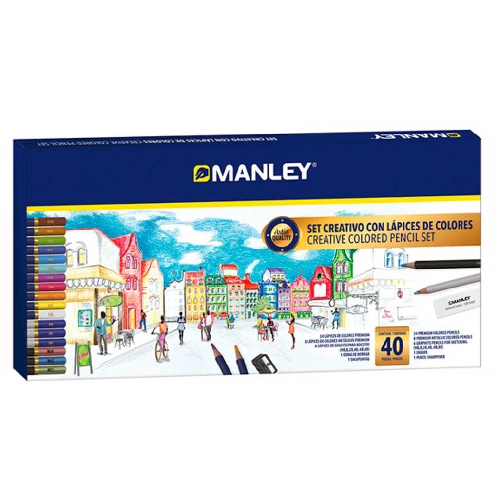 set creativo lapices de colores