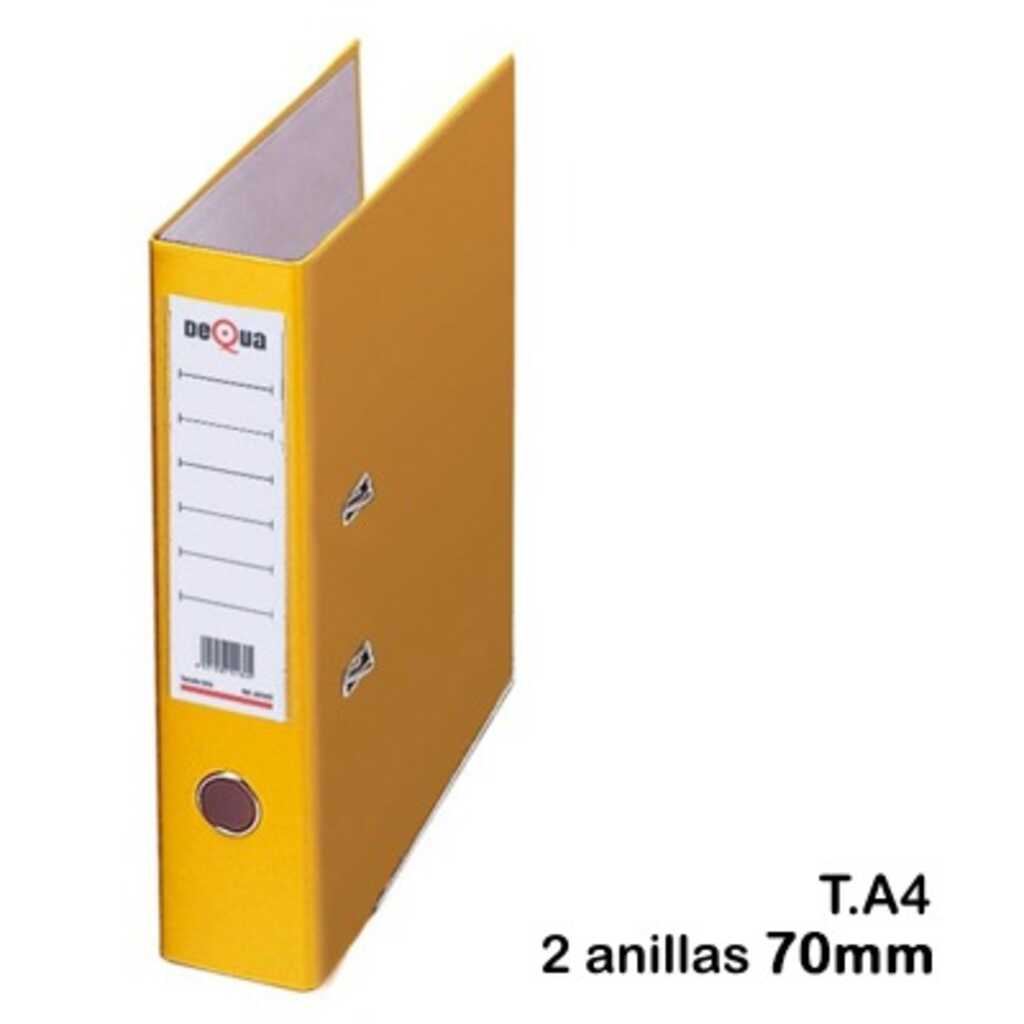 archivador a-z a4 amarillo dequa