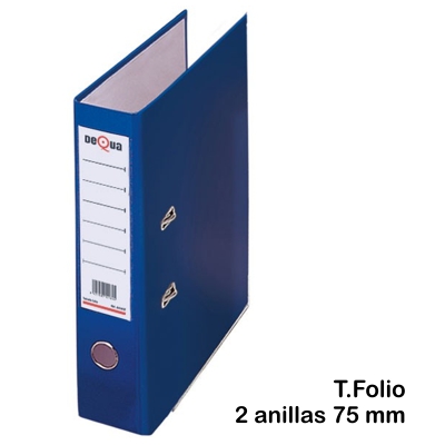 archivador a-z folio azul dequa