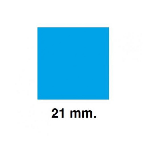 sobre gomets cuadrado grande azul