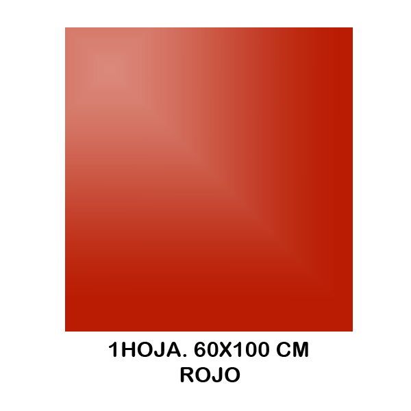 bossa 1full 60x100cm celofana vermella