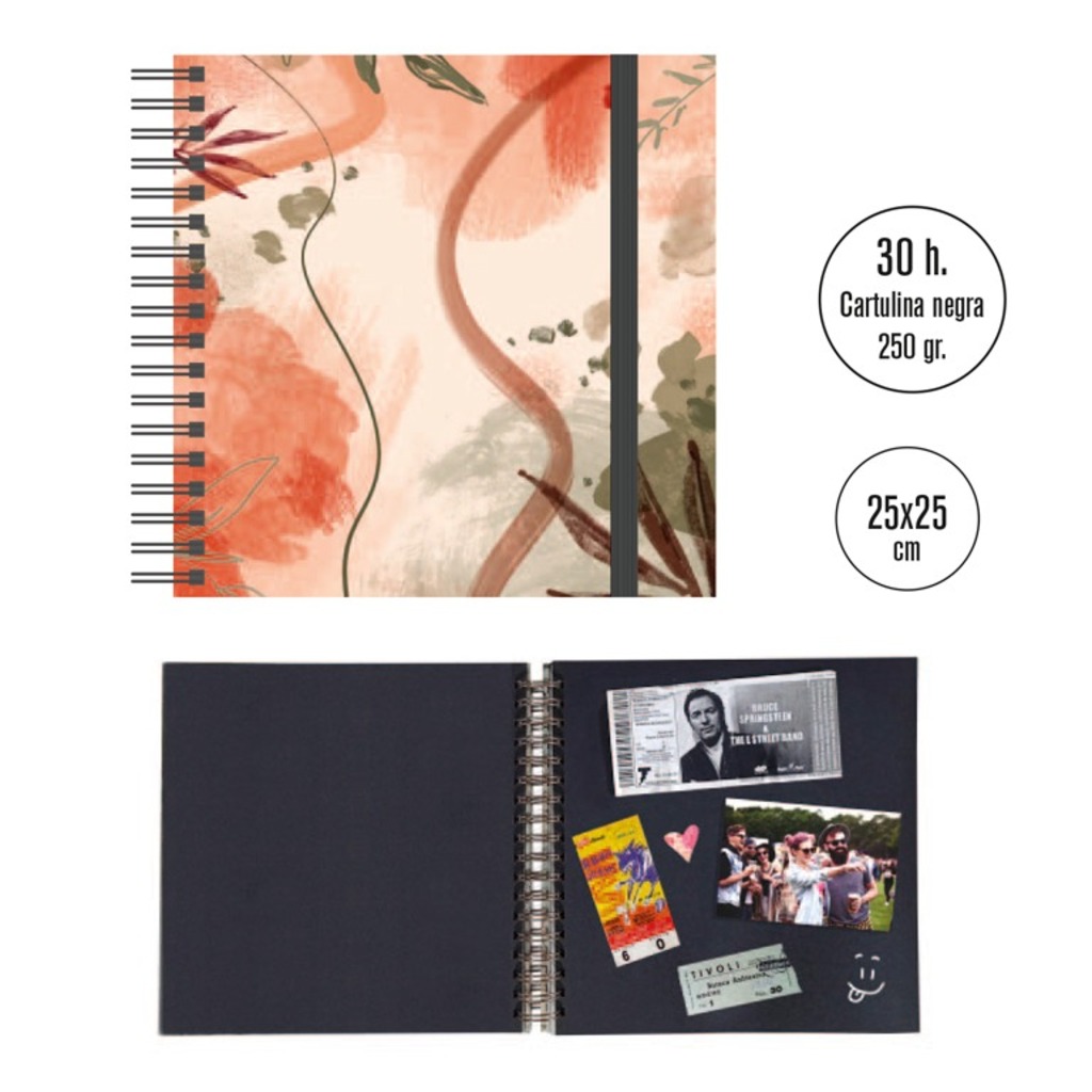 album fotos espiral 25x25 30h sunset