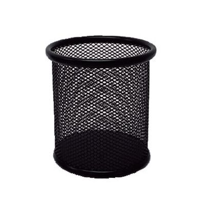 cubilete metalico de rejilla color negro