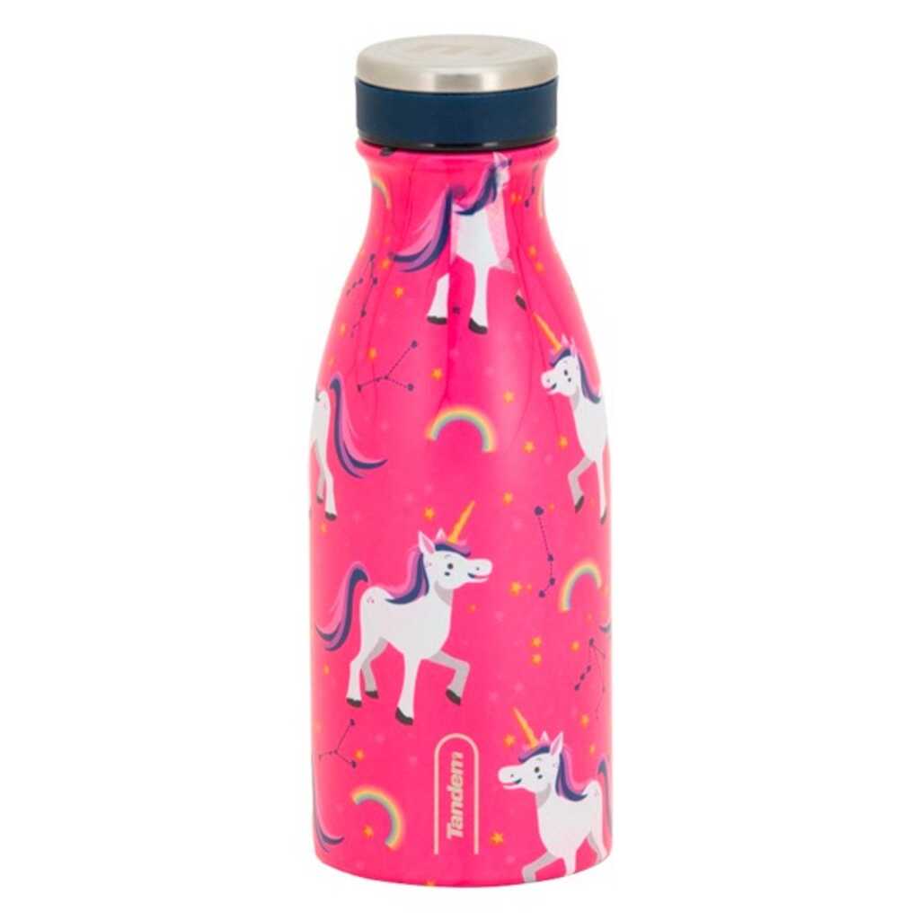 botella 350ml tandem kids pink unicorn