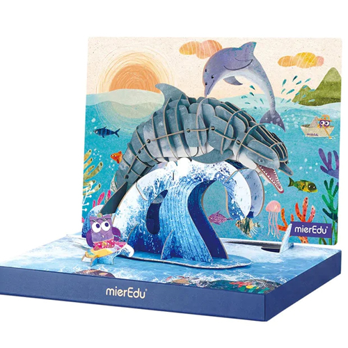 puzzle delfin eco 3d
