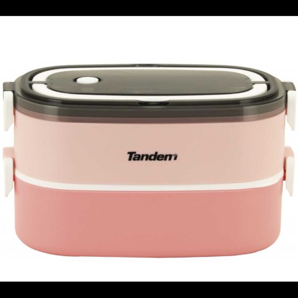 fiambrera 2comp. 4l. tandem rosa