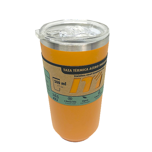 taza 500ml sportandem mostaza