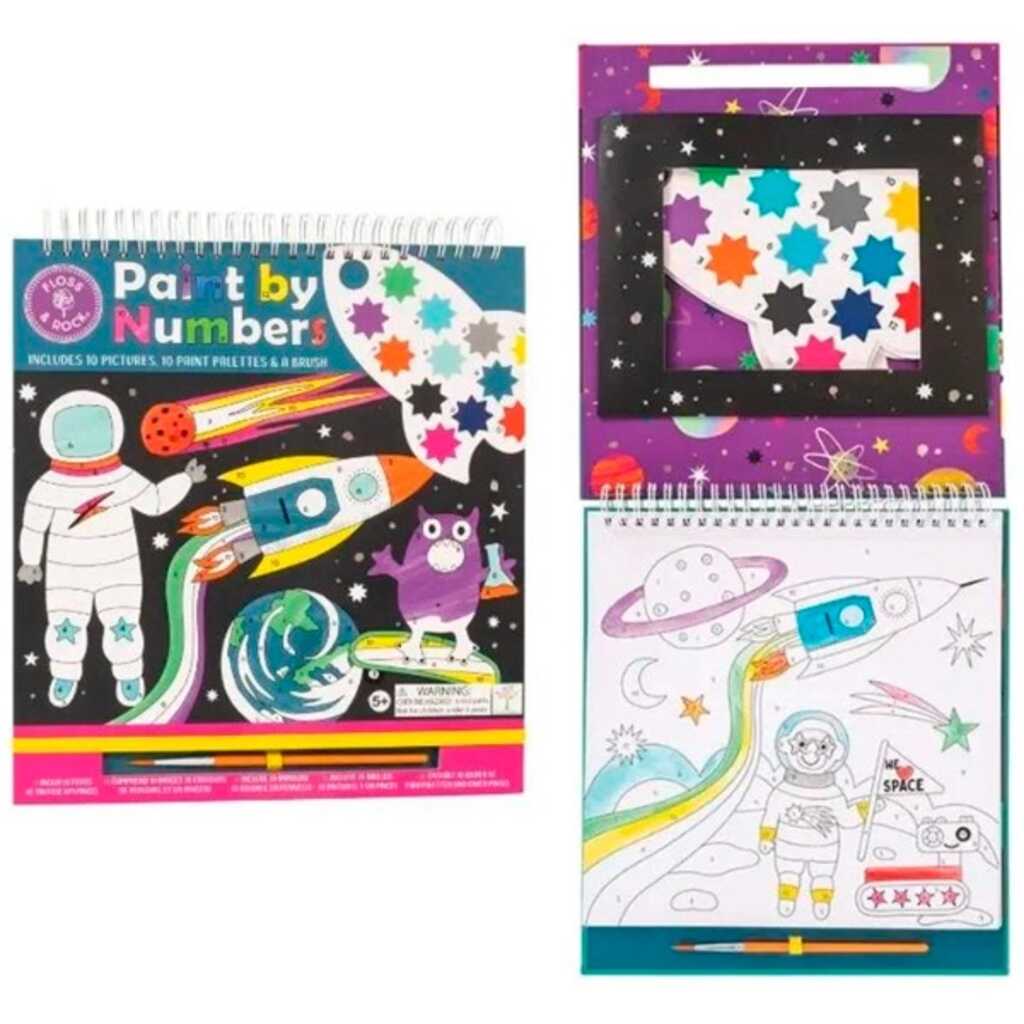 pintar por numeros espacio