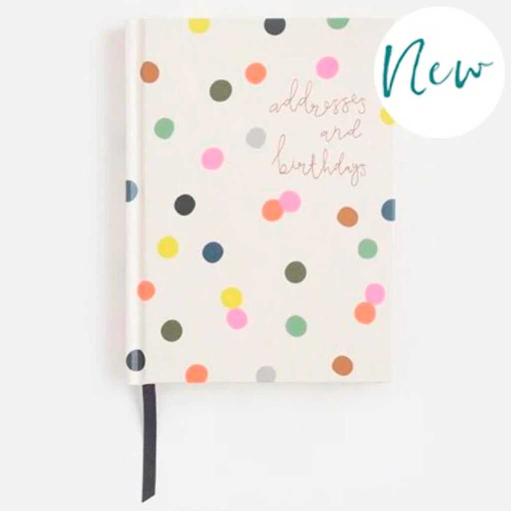 libreta direcciones y cumpleaâ¥os topos