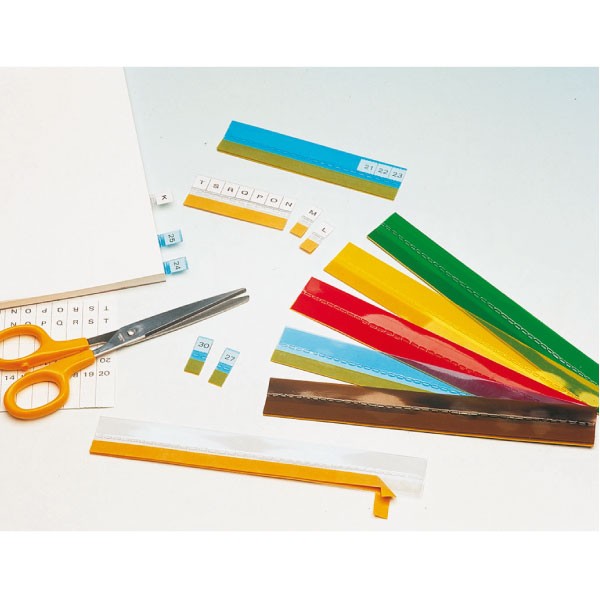 pesta¥a autoadhesiva index incolora