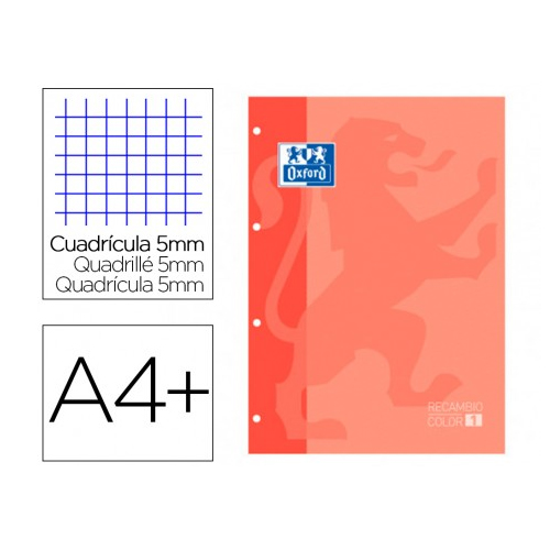 recambio a4 encol.5x5 80h oxford melocot
