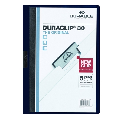 duraclip a4 30 hojas azul
