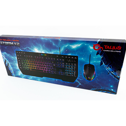 pack gaming talius teclado + raton