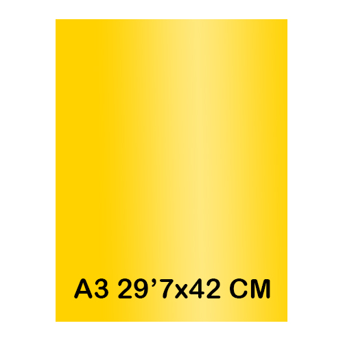 cartolina a3 metalitzada daurada