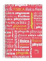 libreta t.folio t/dura 80h. cuadric roja