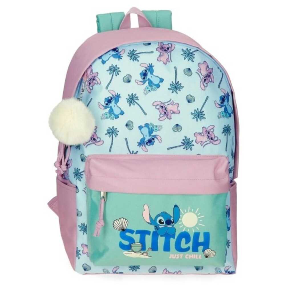mochila 38cm. disney lovely stich