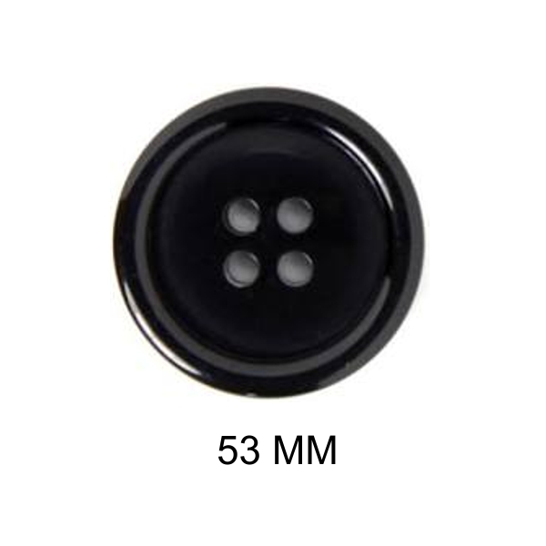 paquete 6uds botones 53mm negro