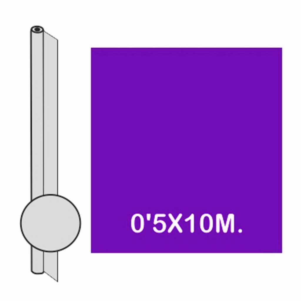 rotllo cel.lofana continu 0.7x5m violeta